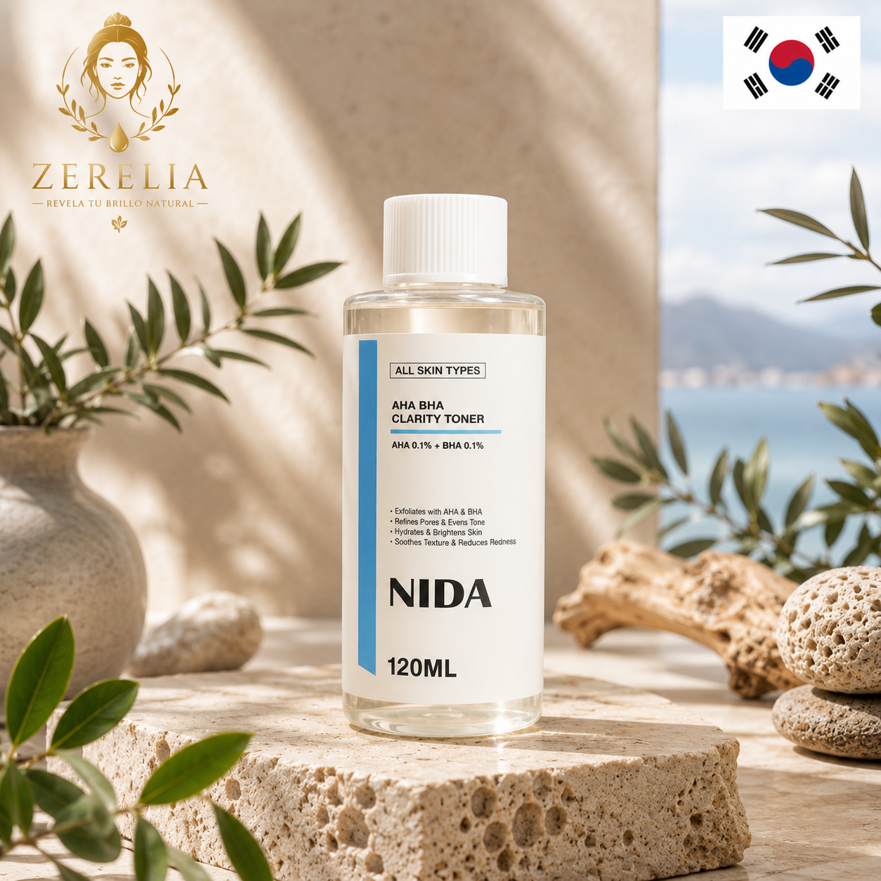 NIDA AHA BHA CLARITY TONER 120ML