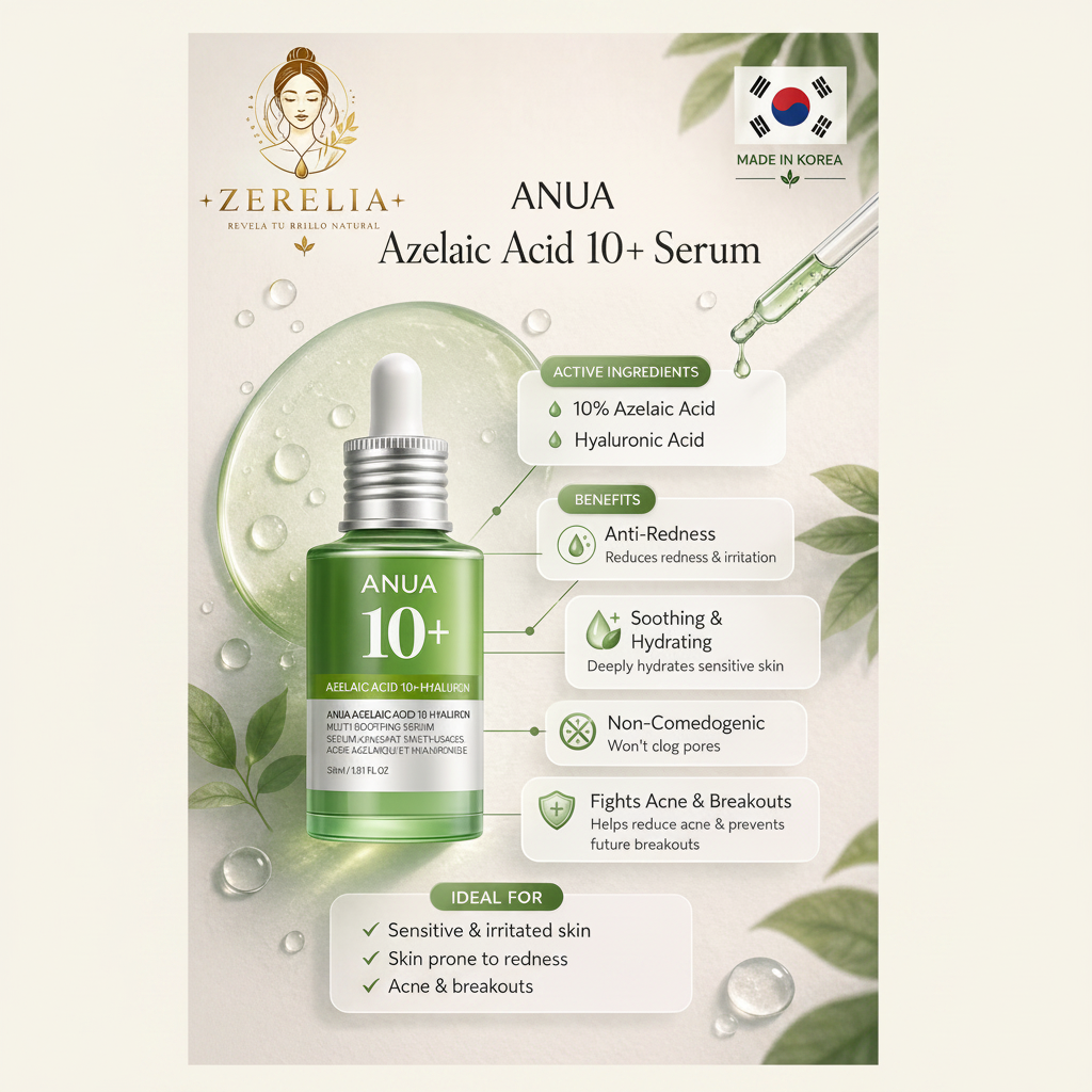 ANUA AZELAIC ACID 10 HYALURON 30ML