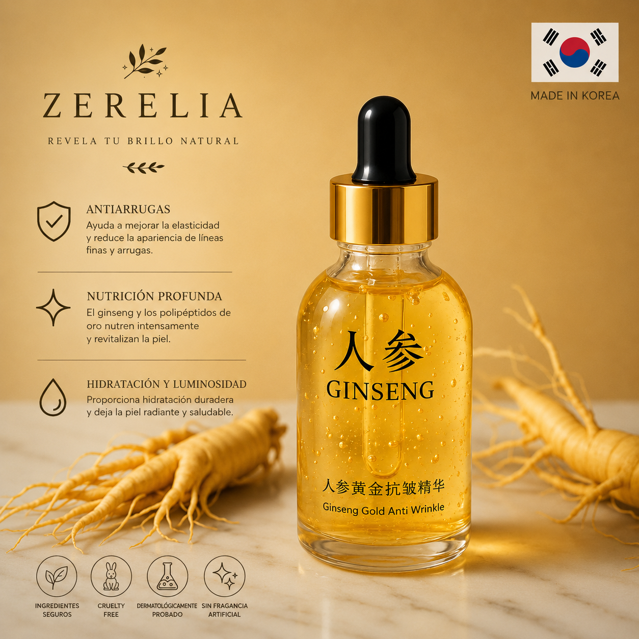 GINSENG 10ML 1 DIA 1 NOCHE SERUM