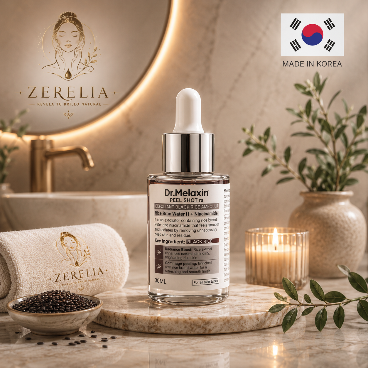 DR. MELAXIN AMPOLLA BLACK RICE 30ML