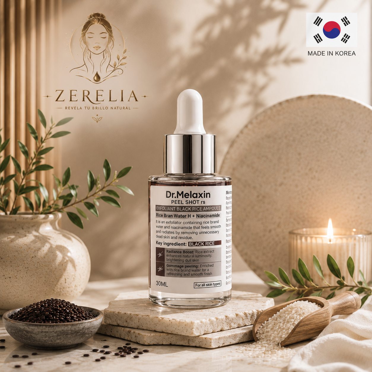 DR. MELAXIN AMPOLLA BLACK RICE 30ML