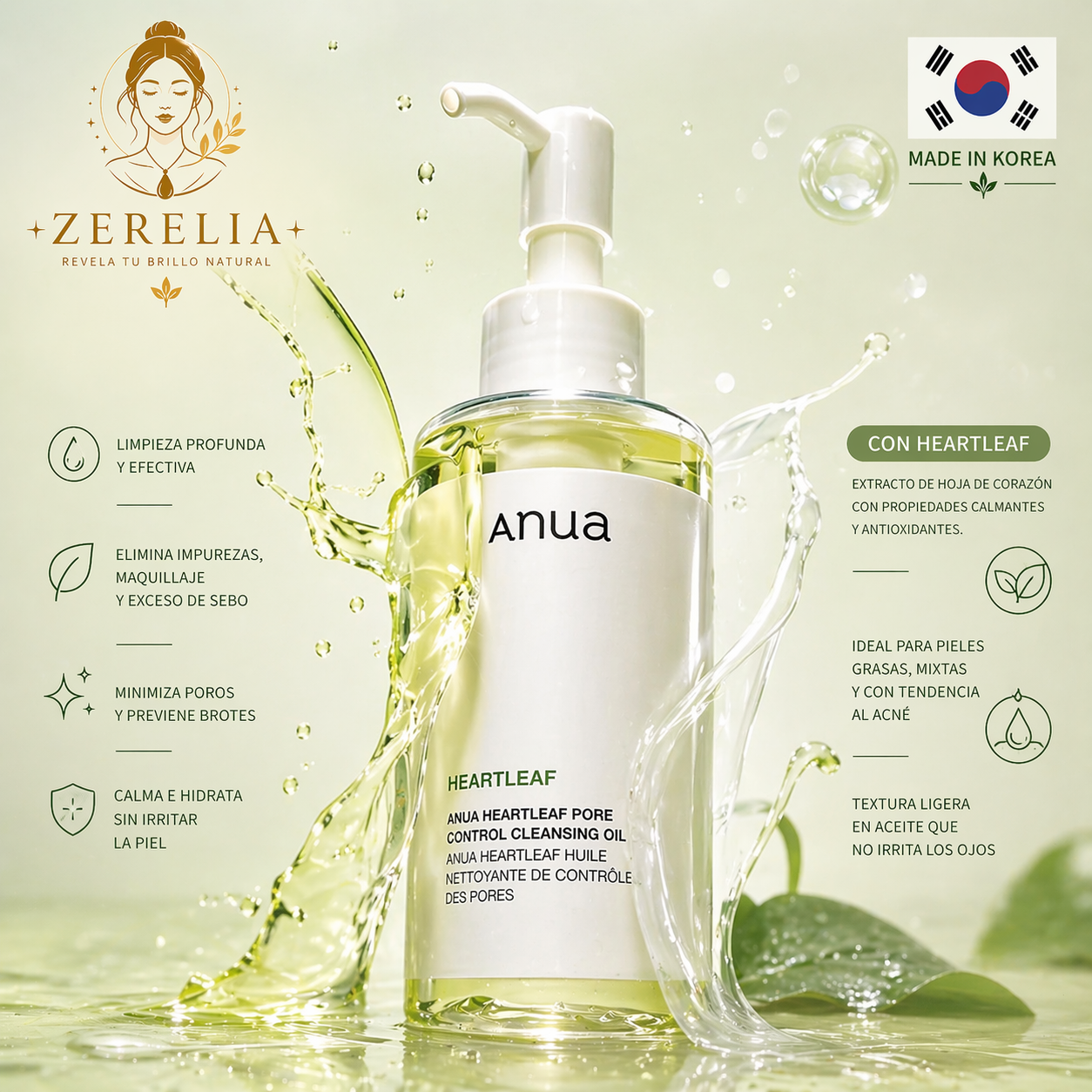 ANUA HEARTLEAF PORE CLEANSING OIL 200ML
